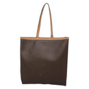 CELINE Macadam Canvas Tote Bag PVC Leather Brown Auth 139440-3