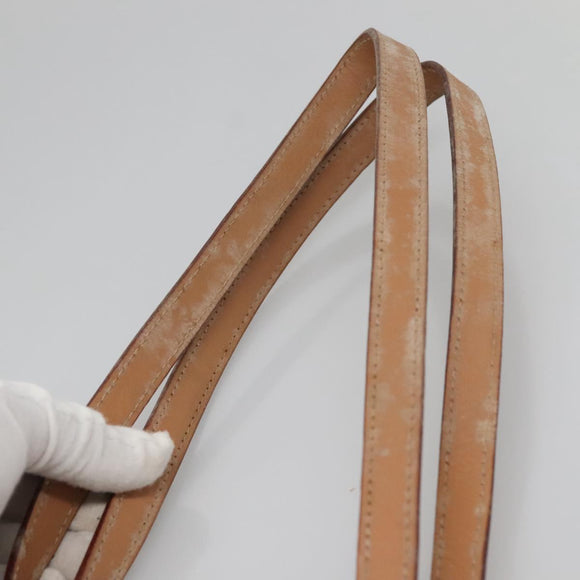 CELINE Macadam Canvas Tote Bag PVC Leather Brown Auth 139440