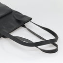 CELINE Shoulder Bag Leather Black Silver Auth 139444-7