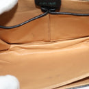 CELINE Shoulder Bag Leather Black Gold Auth 139445-17