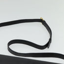 CELINE Shoulder Bag Leather Black Gold Auth 139445-8