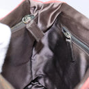 PRADA Hand Bag Leather Pink Silver Auth 139448-20