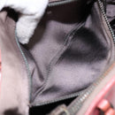 PRADA Hand Bag Leather Pink Silver Auth 139448-11