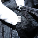 PRADA Shoulder Bag Nylon Green Silver Auth 139451-11