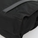 PRADA Tote Bag Nylon Black Silver Auth 139452-8