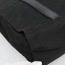 PRADA Tote Bag Nylon Black Silver Auth 139452-15