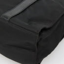 PRADA Tote Bag Nylon Black Silver Auth 139452-16