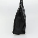 PRADA Tote Bag Nylon Black Silver Auth 139452-4
