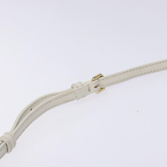 BURBERRY Nova Check Shoulder Bag PVC Beige Gold Auth 139453