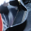 BURBERRY Nova Check Blue Label Tote Bag Canvas Beige Gold Auth 139454-12