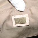 FENDI Zucchino Canvas Hand Bag Pink Gold Auth 139455-15