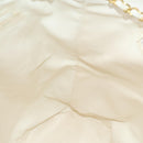 CHANEL Chain Tote Bag Canvas Navy Gold CC Auth 139465-18