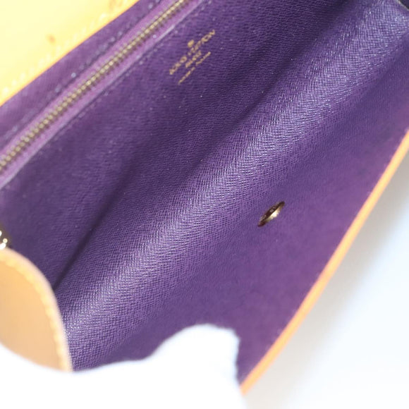 LOUIS VUITTON Epi Art Deco Clutch Bag Yellow M52639 LV Auth 139466