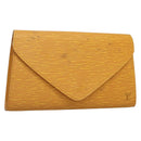 LOUIS VUITTON Epi Art Deco Clutch Bag Yellow M52639 LV Auth 139466-1