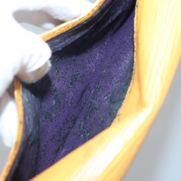 LOUIS VUITTON Epi Art Deco Clutch Bag Yellow M52639 LV Auth 139466