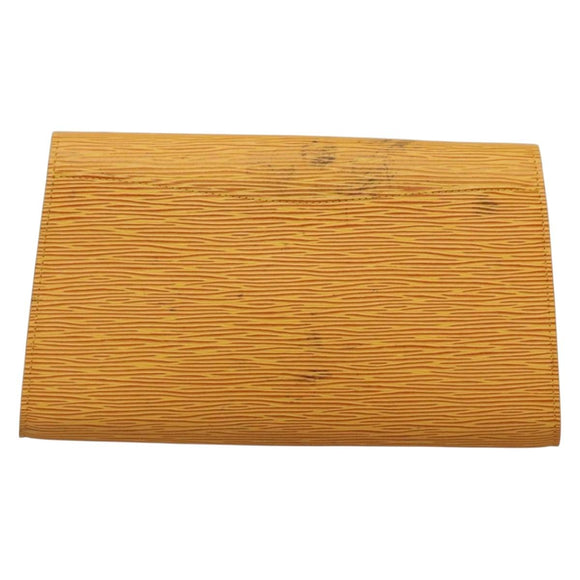 LOUIS VUITTON Epi Art Deco Clutch Bag Yellow M52639 LV Auth 139466