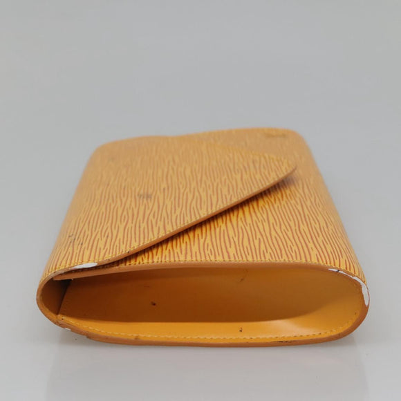 LOUIS VUITTON Epi Art Deco Clutch Bag Yellow M52639 LV Auth 139466