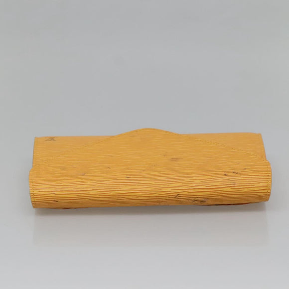LOUIS VUITTON Epi Art Deco Clutch Bag Yellow M52639 LV Auth 139466