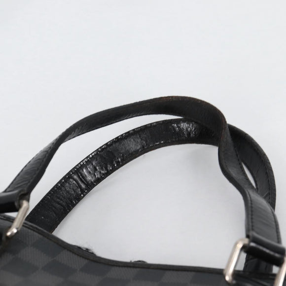 LOUIS VUITTON Damier Graphite Tadao Shoulder Bag 2way N51192 LV Auth 139469