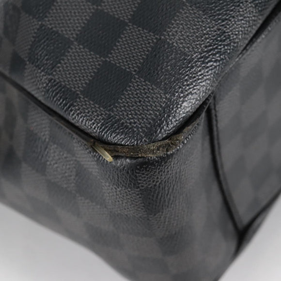 LOUIS VUITTON Damier Graphite Tadao Shoulder Bag 2way N51192 LV Auth 139469