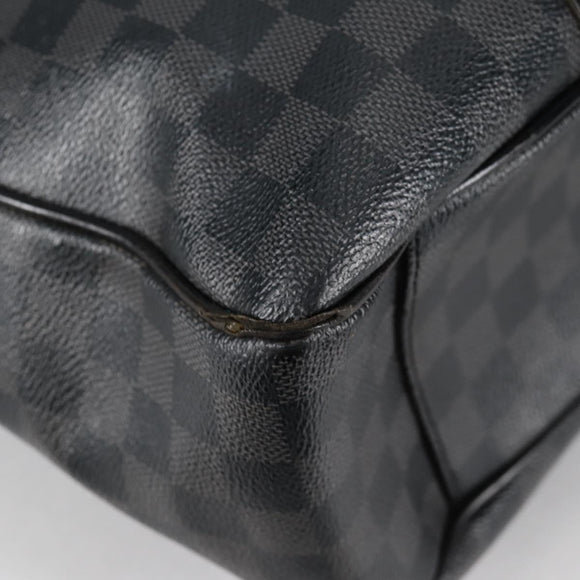 LOUIS VUITTON Damier Graphite Tadao Shoulder Bag 2way N51192 LV Auth 139469