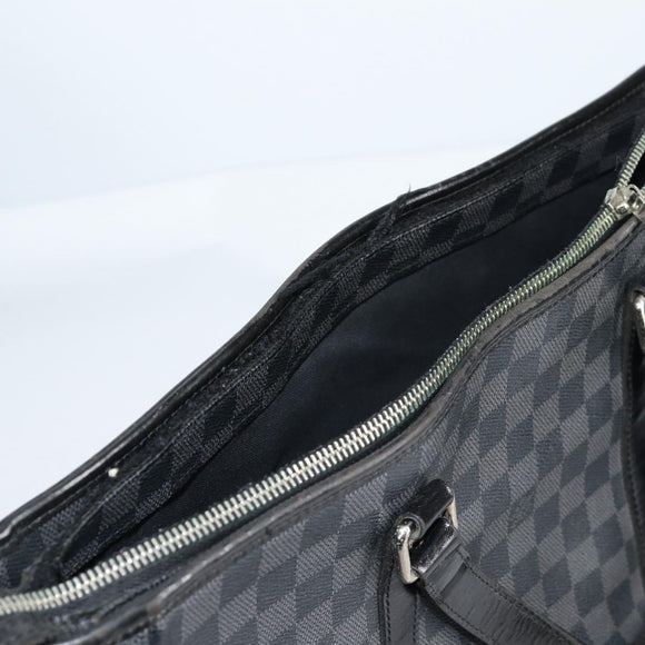 LOUIS VUITTON Damier Graphite Tadao Shoulder Bag 2way N51192 LV Auth 139469