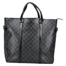 LOUIS VUITTON Damier Graphite Tadao Shoulder Bag 2way N51192 LV Auth 139469-13