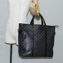 LOUIS VUITTON Damier Graphite Tadao Shoulder Bag 2way N51192 LV Auth 139469-27