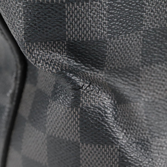 LOUIS VUITTON Damier Graphite Tadao Shoulder Bag 2way N51192 LV Auth 139469