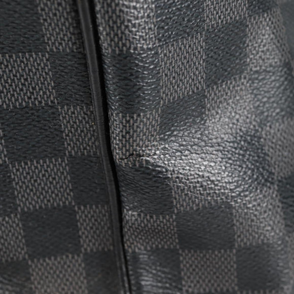 LOUIS VUITTON Damier Graphite Tadao Shoulder Bag 2way N51192 LV Auth 139469