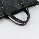 LOUIS VUITTON Damier Graphite Tadao Shoulder Bag 2way N51192 LV Auth 139469-8