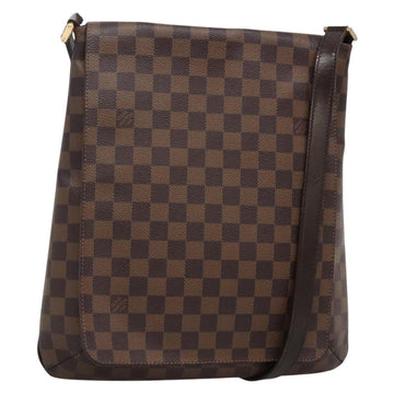 LOUIS VUITTON Damier Ebene Musette Shoulder Bag N51302 LV Auth 139470