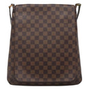 LOUIS VUITTON Damier Ebene Musette Shoulder Bag N51302 LV Auth 139470-13