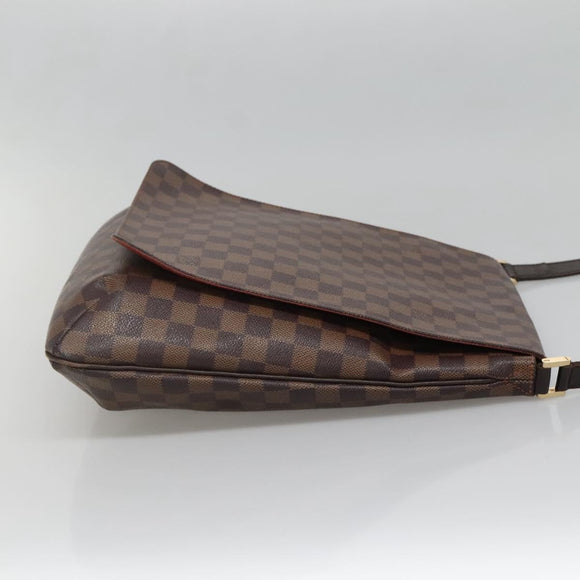LOUIS VUITTON Damier Ebene Musette Shoulder Bag N51302 LV Auth 139470