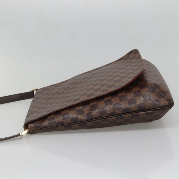 LOUIS VUITTON Damier Ebene Musette Shoulder Bag N51302 LV Auth 139470