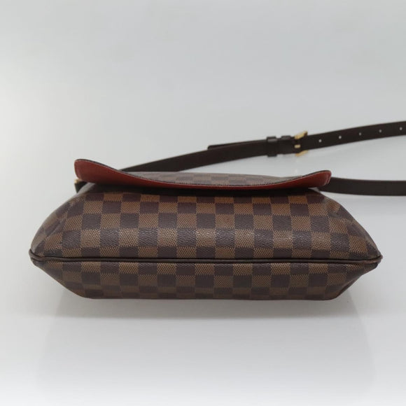 LOUIS VUITTON Damier Ebene Musette Shoulder Bag N51302 LV Auth 139470