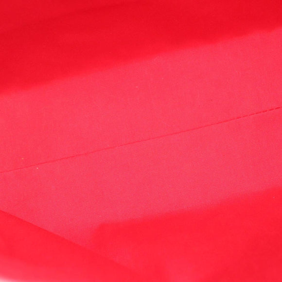 LOUIS VUITTON Monogram Vernis Reade MM Hand Bag Red Rouge M91086 LV Auth 139473