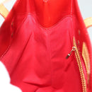 LOUIS VUITTON Monogram Vernis Reade MM Hand Bag Red Rouge M91086 LV Auth 139473-20