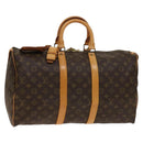 LOUIS VUITTON Monogram Keepall 45 Boston Bag M41428 LV Auth 139474-1