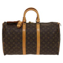 LOUIS VUITTON Monogram Keepall 45 Boston Bag M41428 LV Auth 139474-13