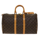 LOUIS VUITTON Monogram Keepall 45 Boston Bag M41428 LV Auth 139474-2