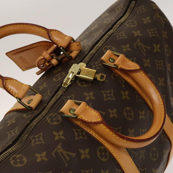 LOUIS VUITTON Monogram Keepall 45 Boston Bag M41428 LV Auth 139474