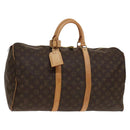 LOUIS VUITTON Monogram Keepall 50 Boston Bag M41426 LV Auth 139475-1