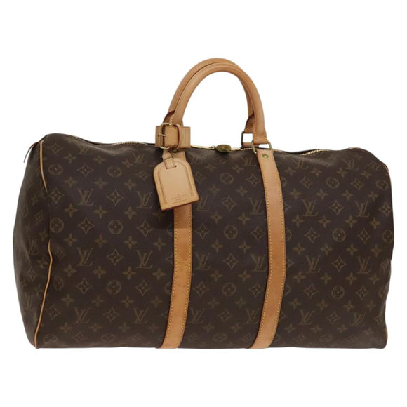 LOUIS VUITTON Monogram Keepall 50 Boston Bag M41426 LV Auth 139475