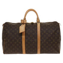 LOUIS VUITTON Monogram Keepall 50 Boston Bag M41426 LV Auth 139475-13