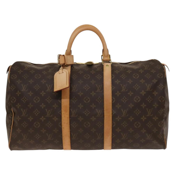 LOUIS VUITTON Monogram Keepall 50 Boston Bag M41426 LV Auth 139475