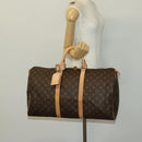 LOUIS VUITTON Monogram Keepall 50 Boston Bag M41426 LV Auth 139475-23