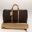 LOUIS VUITTON Monogram Keepall 50 Boston Bag M41426 LV Auth 139475-12