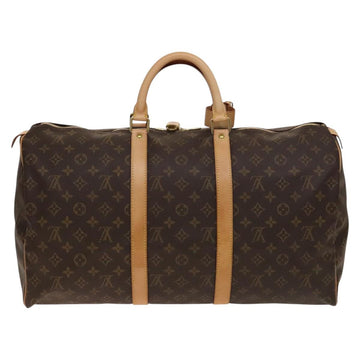 LOUIS VUITTON Monogram Keepall 50 Boston Bag M41426 LV Auth 139475 - 0