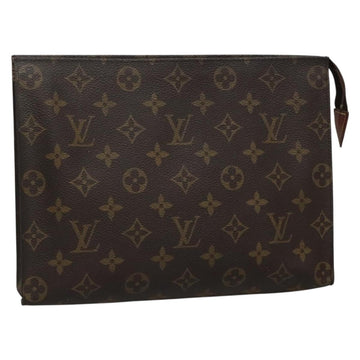 LOUIS VUITTON Monogram Poche Toilette 26 Pouch M47542 LV Auth 139481